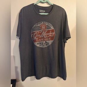 Gas Monkey Garage Charcoal Short Sleeve Tee